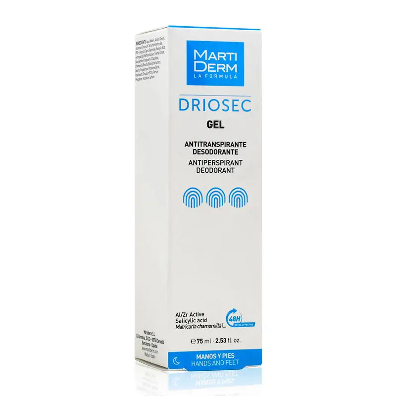 Martiderm Driosec Gel pour les mains et les pieds 75 ml