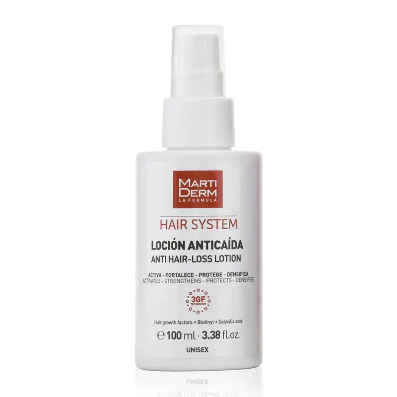 Martiderm Hair System Lotion unisexe contre la chute des cheveux 100 ml