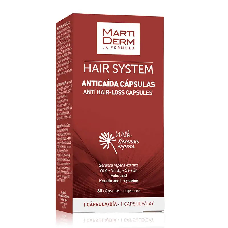 Martiderm Hair System gélules anti-chute 60 gélules