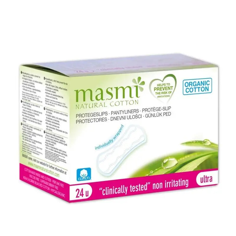 Masmi Ultrafine Panty Liners Masmi Natural Cotton, 24 pcs.