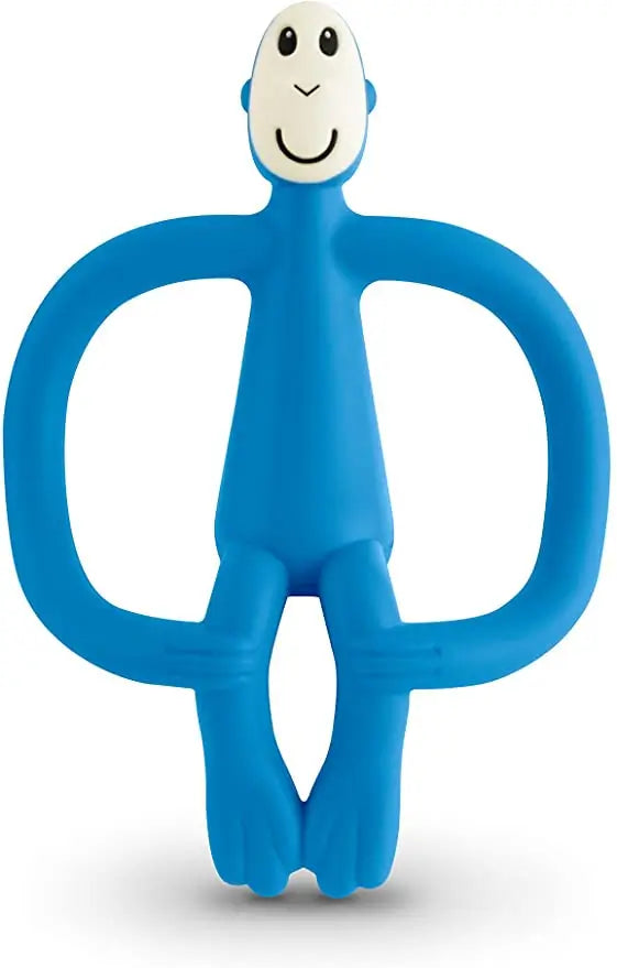 Matchstick Monkey No Tail Teether Blue, 1 pc.