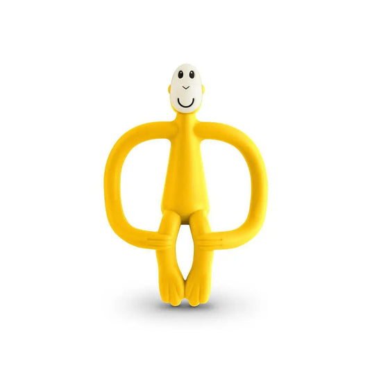 Matchstick Tailless Monkey Teether Yellow, 1 pc.