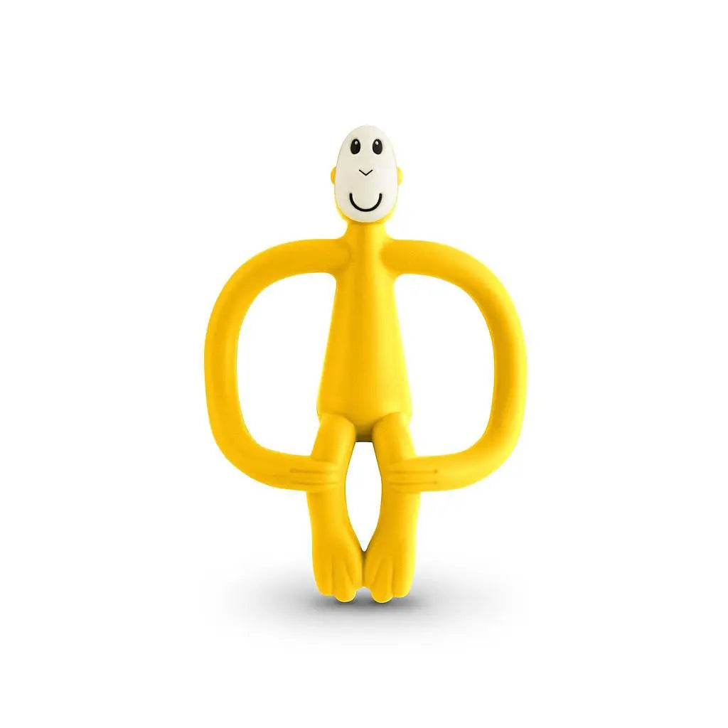 Matchstick Tailless Monkey Teether Yellow, 1 pc.