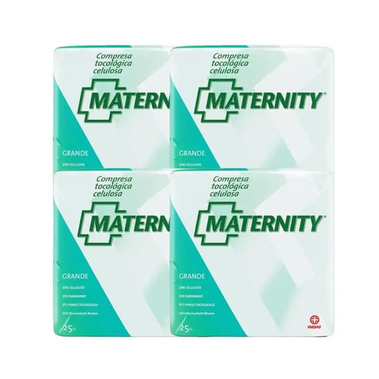 Maternité Tocologic Cellulose Pad, 4 x 25 unités