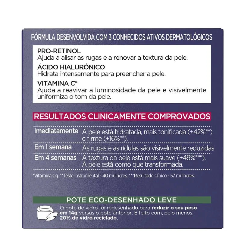 L'Oréal Paris Revitalift Laser Crème de nuit anti-âge triple action, anti-rides et multi-correction, 50 ml