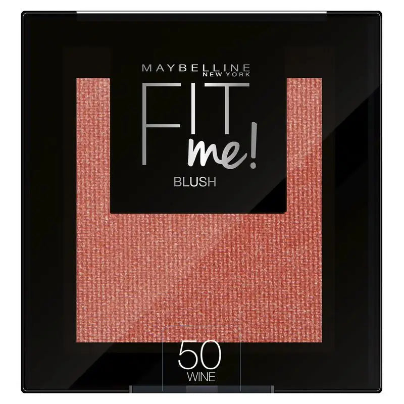 Maybelline New York Matte Powder Blush Fit Me Blush Shade 50 Wine Pour tous les types de peau. - 5Gr