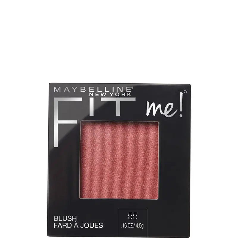 Maybelline New York Matte Powder Blush Fit Me Blush Shade 55 Berry Pour tous types de peau. - 5Gr
