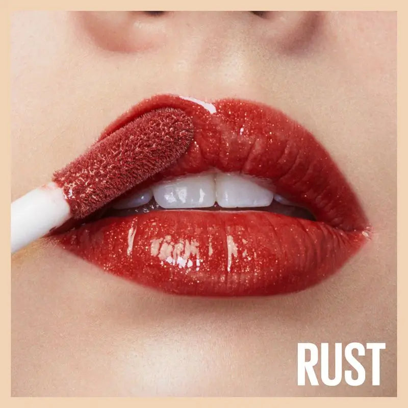 Maybelline New York Lifter Gloss Bronzed Lip Gloss, Hydratation intense, lèvres repulpées. Teinte 16 Rouille