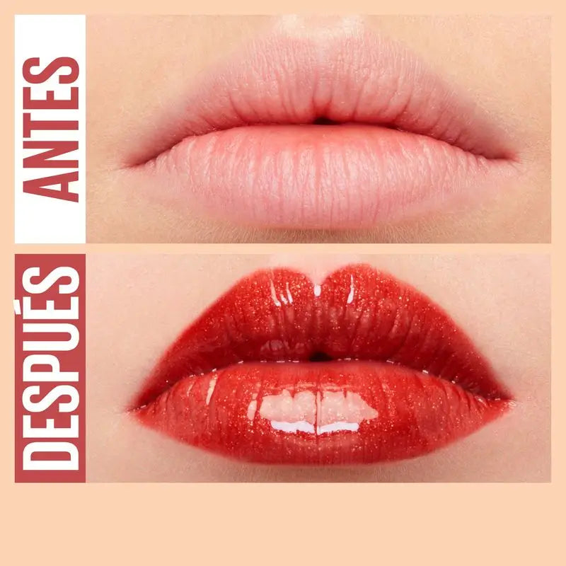 Maybelline New York Lifter Gloss Bronzed Lip Gloss, Hydratation intense, lèvres repulpées. Teinte 16 Rouille