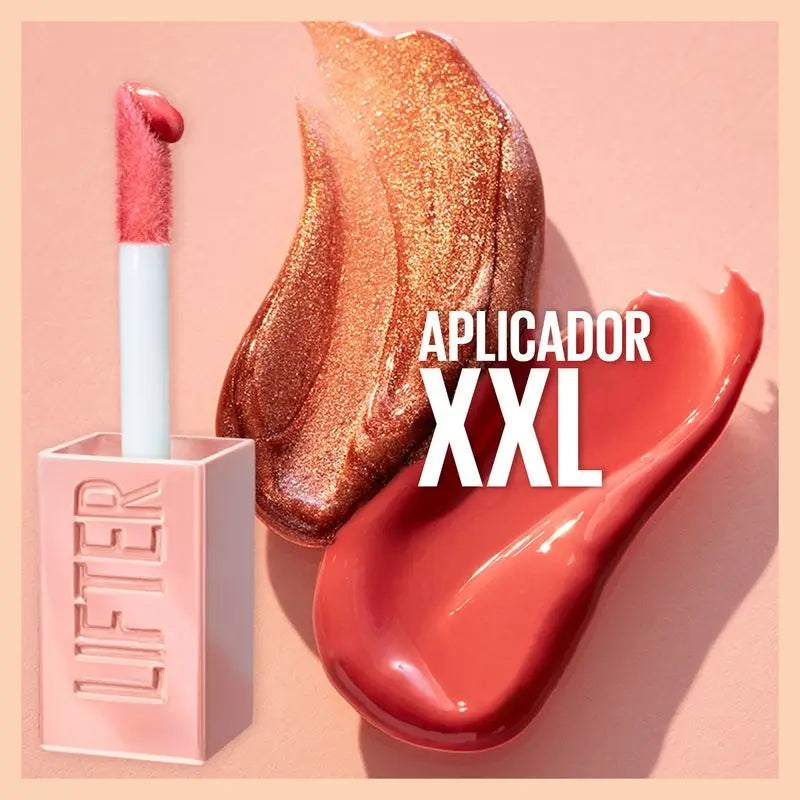 Maybelline New York Lifter Gloss Bronzed Lip Gloss, Hydratation intense, lèvres repulpées. Teinte 19 Or
