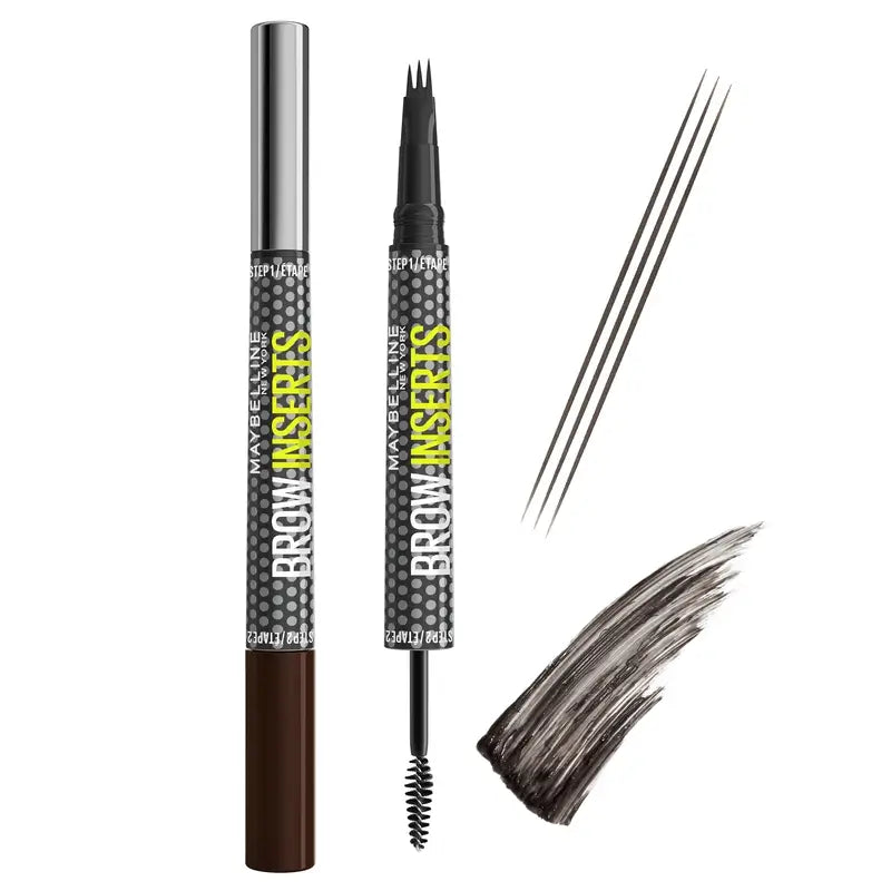 Crayon à sourcils Brow Insert de Maybelline New York, brun noir, 1,25 ml