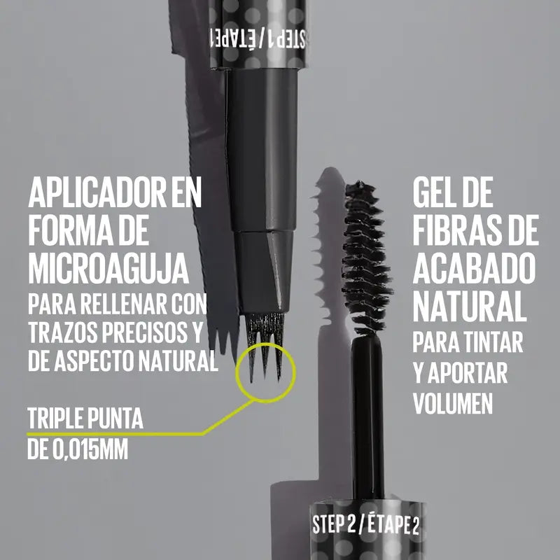 Crayon à sourcils Brow Insert de Maybelline New York, brun noir, 1,25 ml