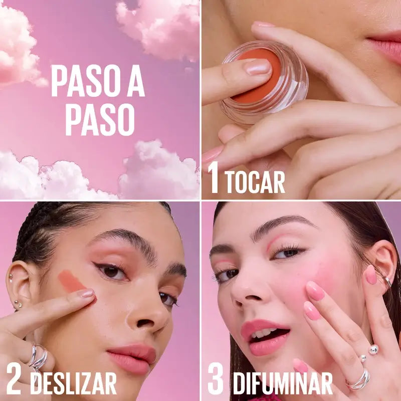 Maybelline New York Cloudtopia Blush liquide mat, teinte 50 Fresh Lavender, 4,75 ml