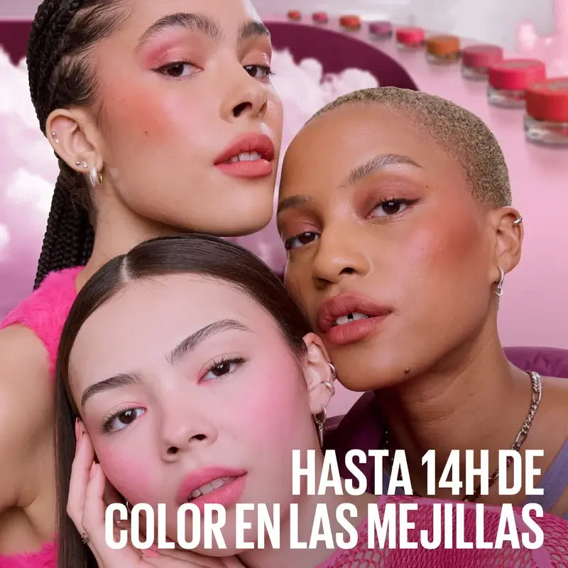 Maybelline New York Cloudtopia Blush liquide mat, teinte 95 Pink Cloud, 4,75 ml