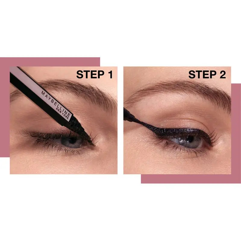 Maybelline New York Eyeliner Liquide Hypereasy Couleur Noire