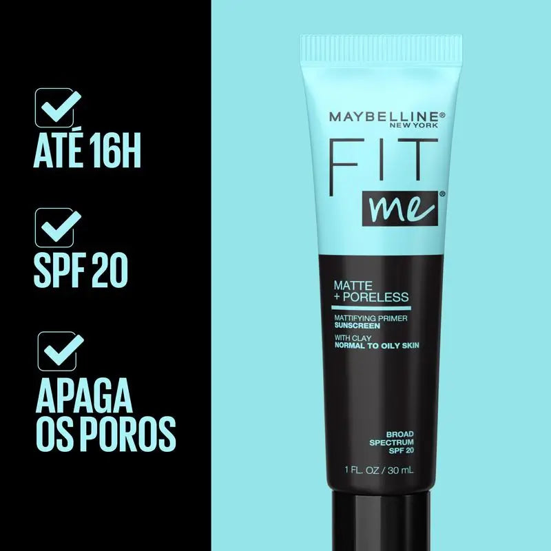 Maybelline New York Fit Me Mattifying Primer pour les peaux normales à grasses.