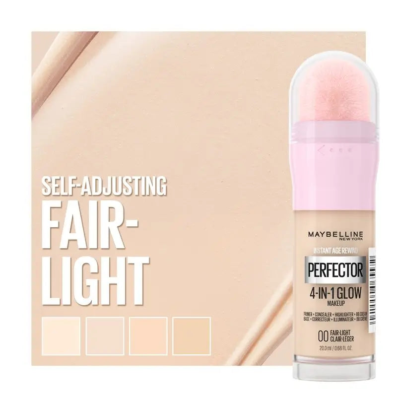 Maybelline New York Instant Perfector Glow 4-In-1, The Glow You Wear How You Want, Shade 00 Fair Light