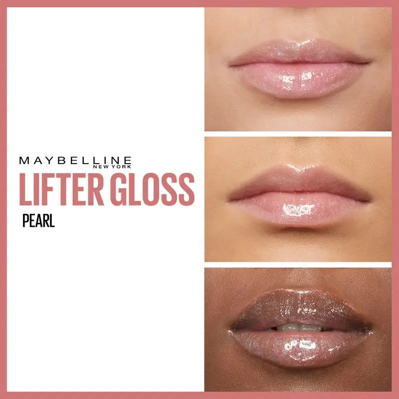 Maybelline New York Lifter Gloss Gloss pour les lèvres Teinte 01 Pearl . Hydratation intense et lèvres repulpées.