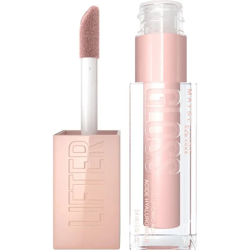 Maybelline New York Lifter Gloss Lip Gloss Shade 02 Ice. Hydratation intense et lèvres repulpées.