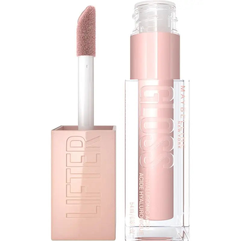 Maybelline New York Lifter Gloss Lip Gloss Shade 02 Ice. Hydratation intense et lèvres repulpées.