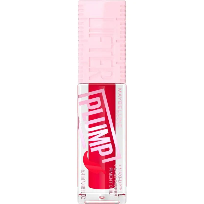 Maybelline New York Lifter Plump avec piment et acide hyaluronique, teinte 006 Red Flag