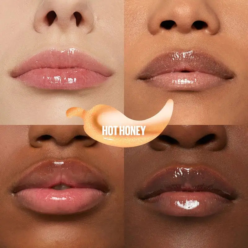 Maybelline New York Lifter Plump avec piment et acide hyaluronique, teinte 008 Hot Honey