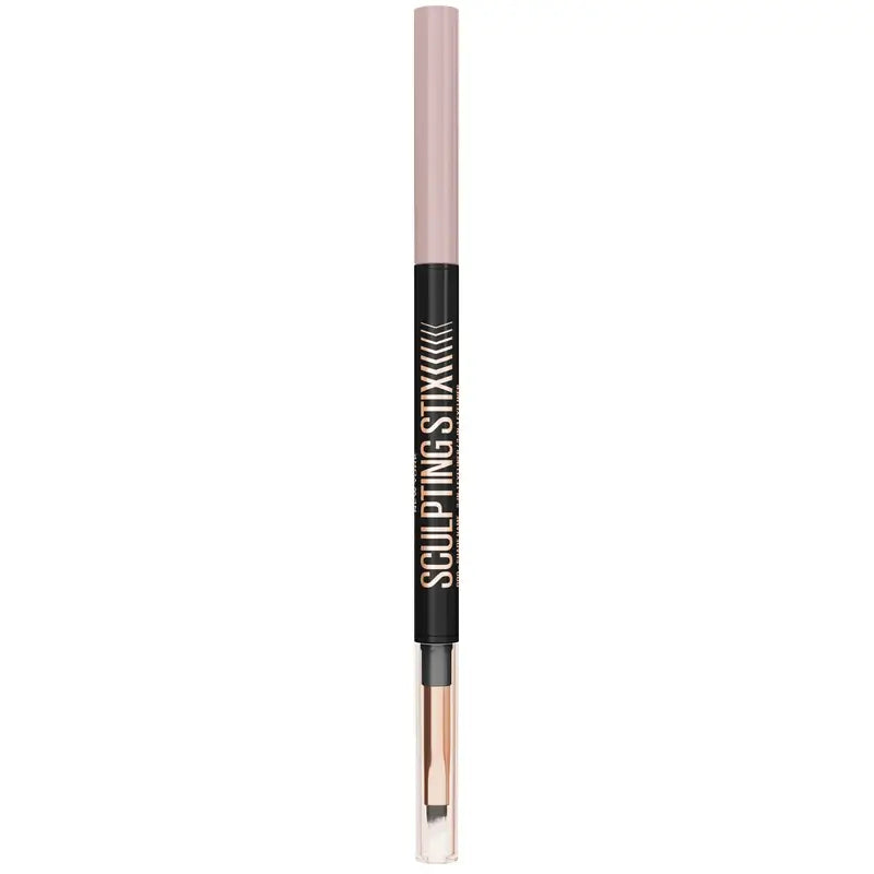 Maybelline New York Sculpting Stix Eyeliner 2 en 1, Black Blur 016, 0,7G