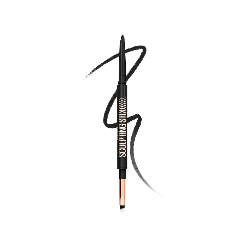 Maybelline New York Sculpting Stix Eyeliner 2 en 1, Black Blur 016, 0,7G