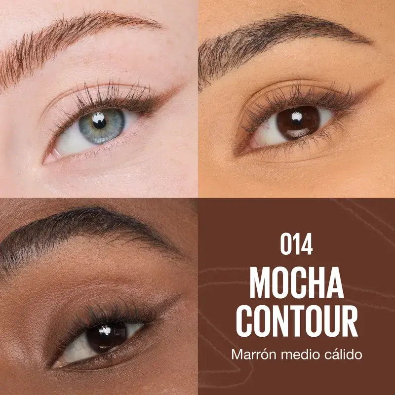 Maybelline New York Sculpting Stix Eyeliner 2 en 1, Mocha Contour 014, 0,7G