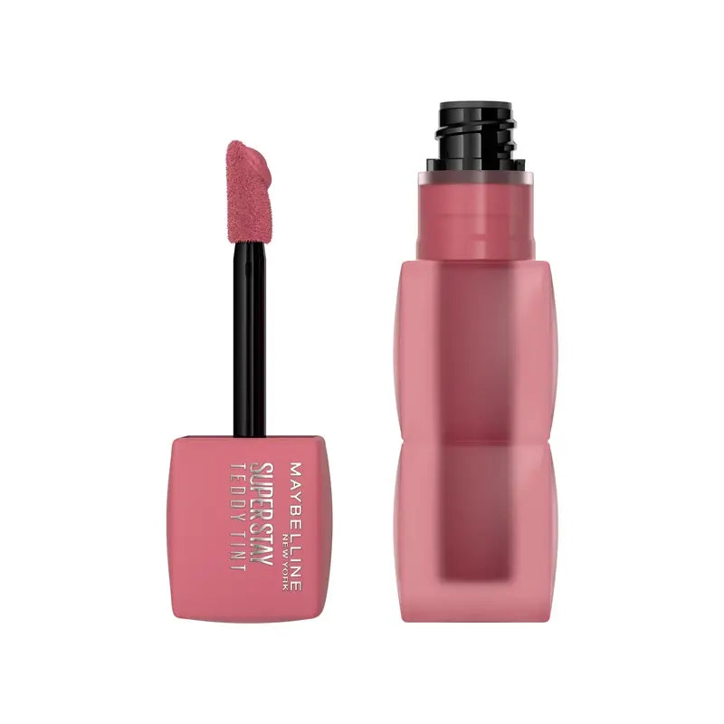 Maybelline New York Super Stay Teddy Tint Rouge à lèvres mat, teinte 15 Skinnydip, 5 ml