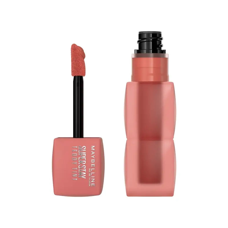 Maybelline New York Super Stay Teddy Tint Rouge à lèvres mat, teinte 30 Coquettish, 5 ml