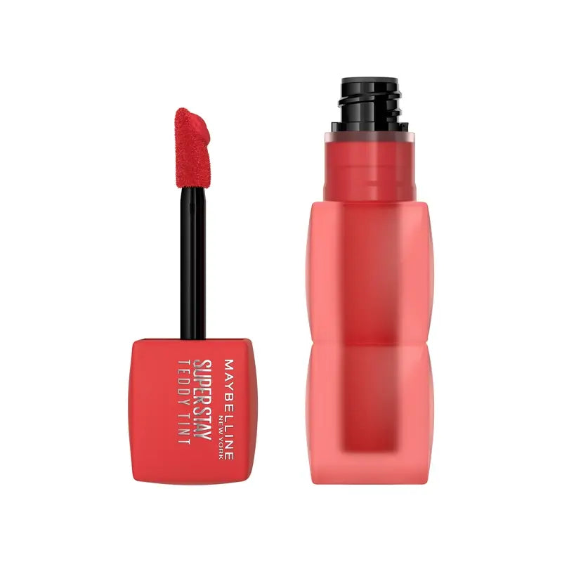 Maybelline New York Super Stay Teddy Tint Rouge à lèvres mat, teinte 35 July Forever, 5 ml