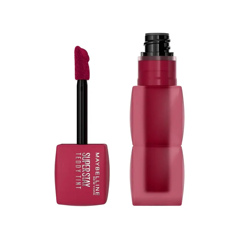 Maybelline New York Super Stay Teddy Tint Rouge à lèvres mat, teinte 50 Wild At Heart, 5 ml