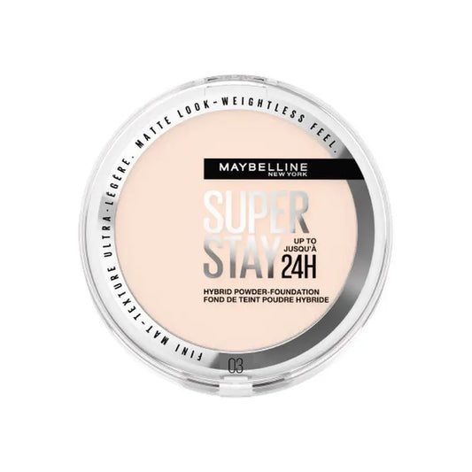 Maybelline New York Superstay Hybrid 24H Powder Foundation Powder Shade 03