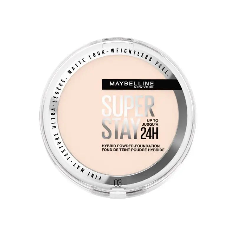 Maybelline New York Superstay Hybrid 24H Powder Foundation Shade 03