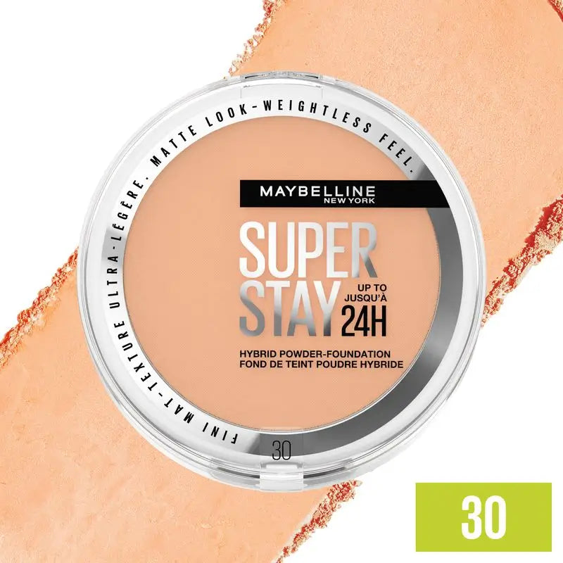 Maybelline New York Superstay Hybrid 24H Fond de teint poudre Teinte 030