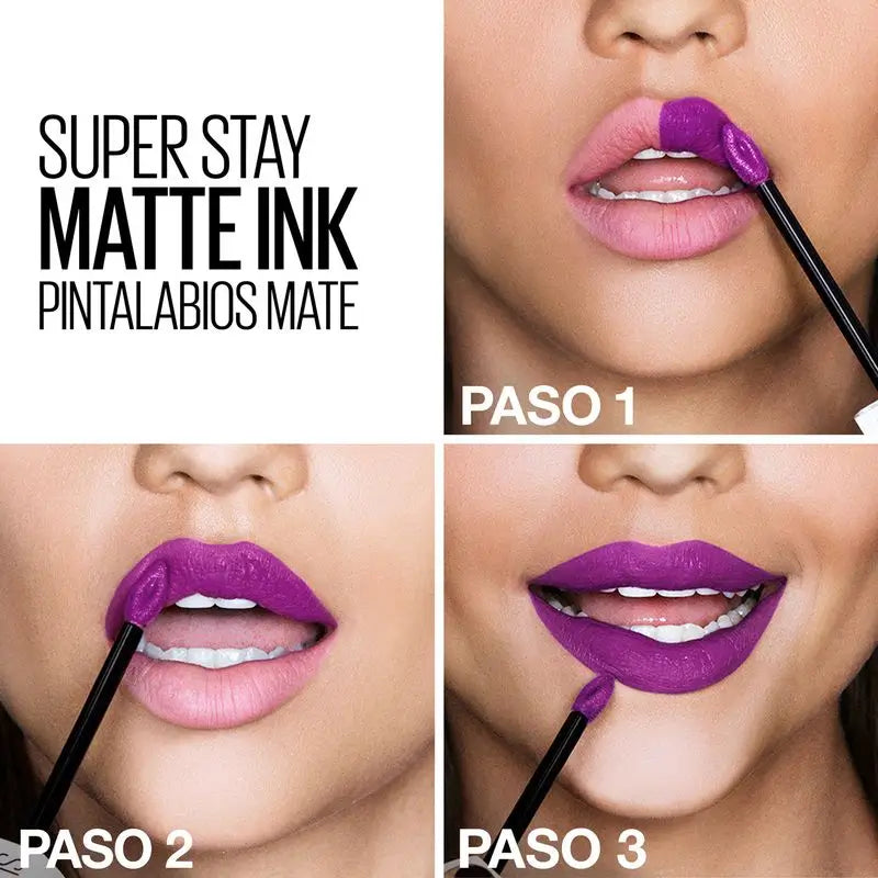Maybelline New York Superstay Matte Ink, Rouge à lèvres liquide Teinte 340 Exhilarator