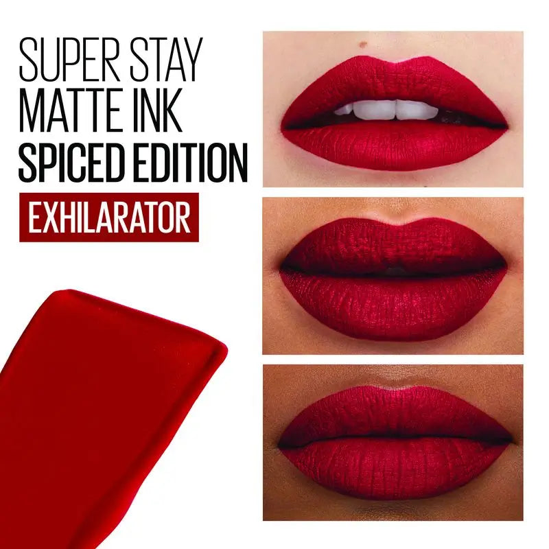Maybelline New York Superstay Matte Ink, Rouge à lèvres liquide Teinte 340 Exhilarator