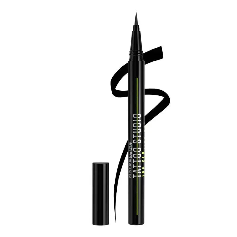 Maybelline New York Tattoo Liner Ink Pen, Eyeliner au format stylo, résistant à l'eau, formule tatouage jusqu'à 24 heures, noir
