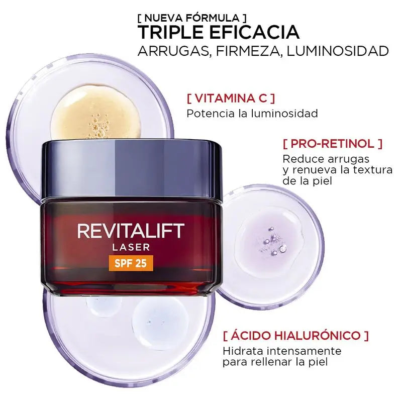 L'Oréal Paris Revitalift Laser Day Cream Spf25 50 ml