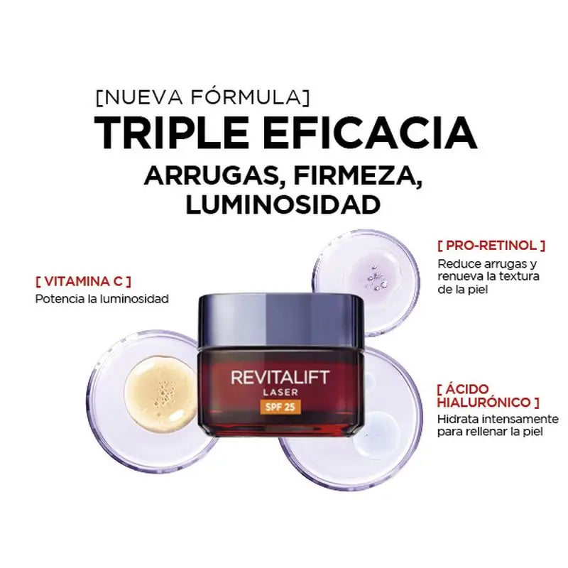 L'Oréal Paris Revitalift Laser Day Cream Spf25 50 ml