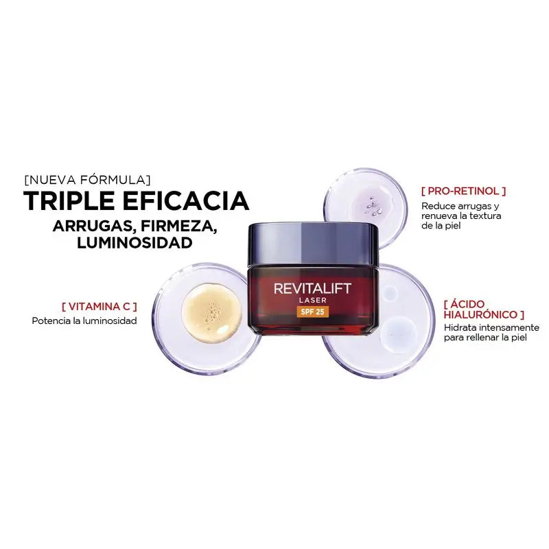 L'Oréal Paris Revitalift Laser Day Cream Spf25 50 ml