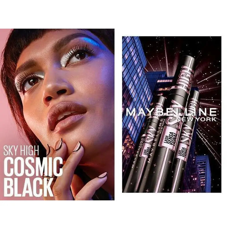 Maybelline New York Lash Sensational Sky High Cosmic : mascara ultra-noir, longueur et volume