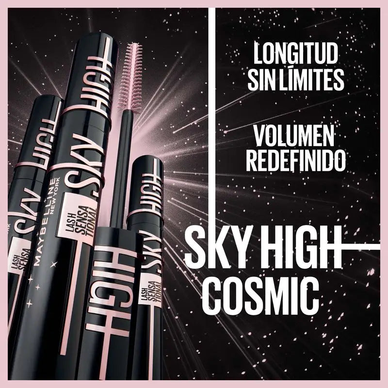 Maybelline New York Lash Sensational Sky High Cosmic : mascara ultra-noir, longueur et volume