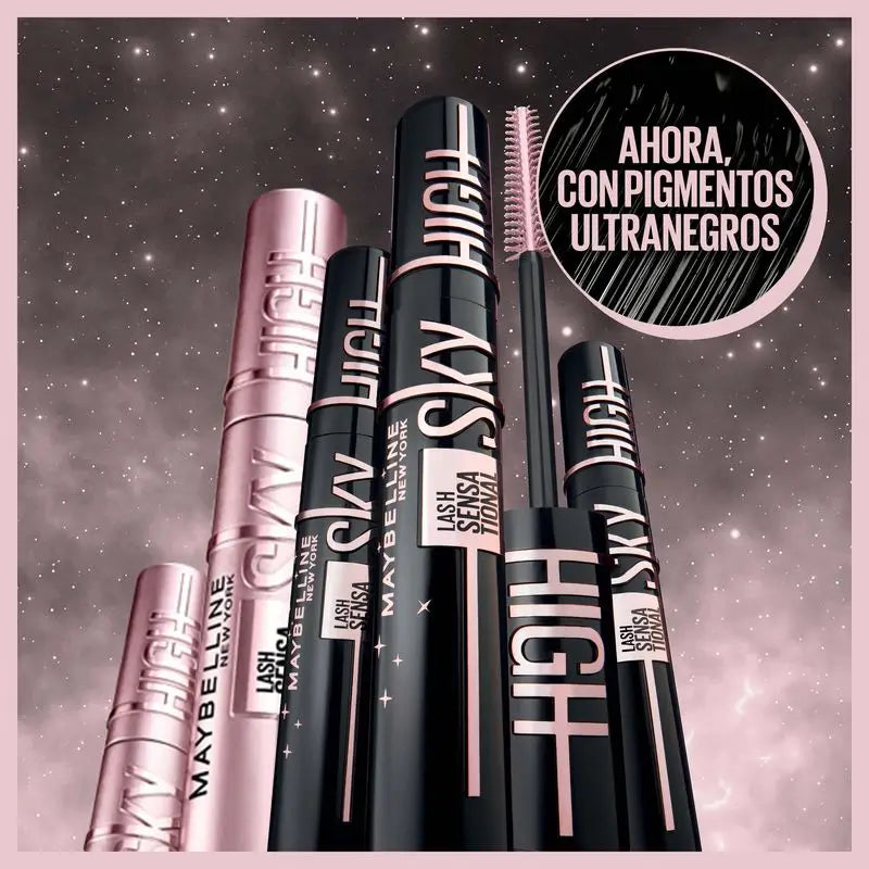 Maybelline New York Lash Sensational Sky High Cosmic : mascara ultra-noir, longueur et volume