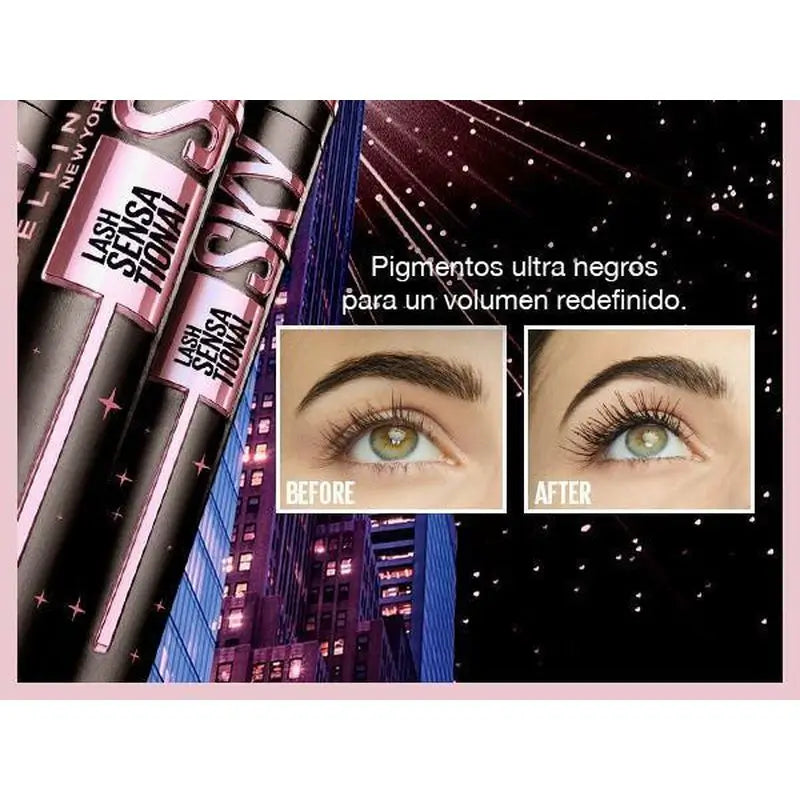 Maybelline New York Lash Sensational Sky High Cosmic : mascara ultra-noir, longueur et volume