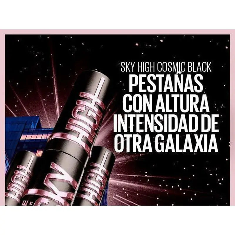 Maybelline New York Lash Sensational Sky High Cosmic : mascara ultra-noir, longueur et volume
