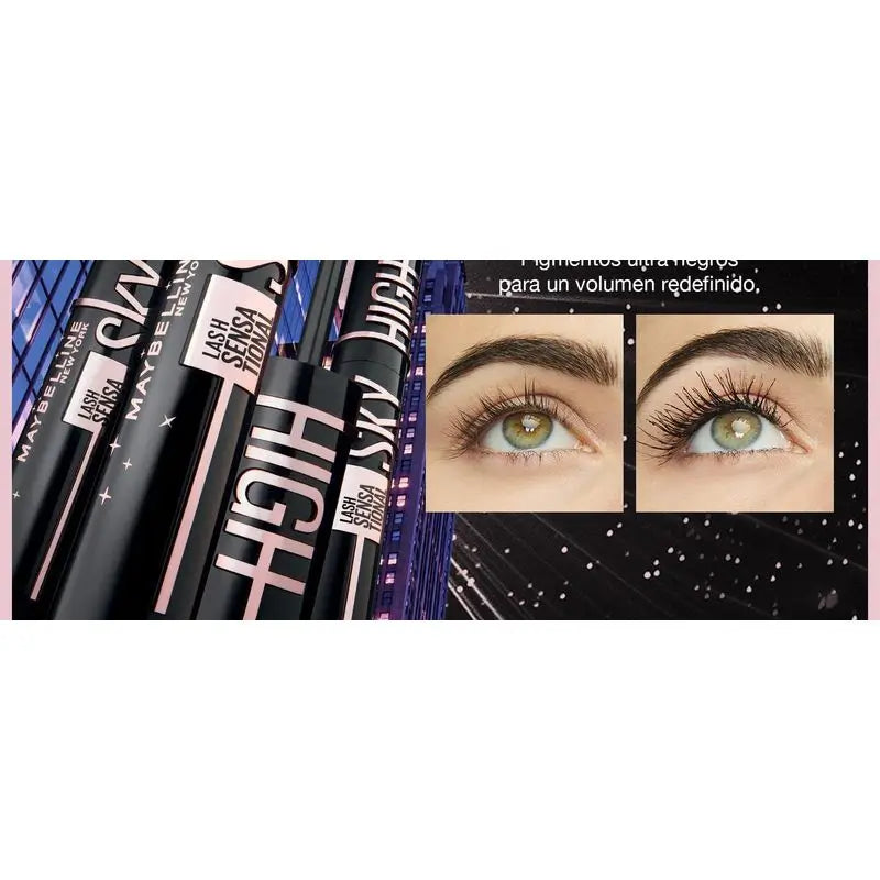 Maybelline New York Lash Sensational Sky High Cosmic : mascara ultra-noir, longueur et volume