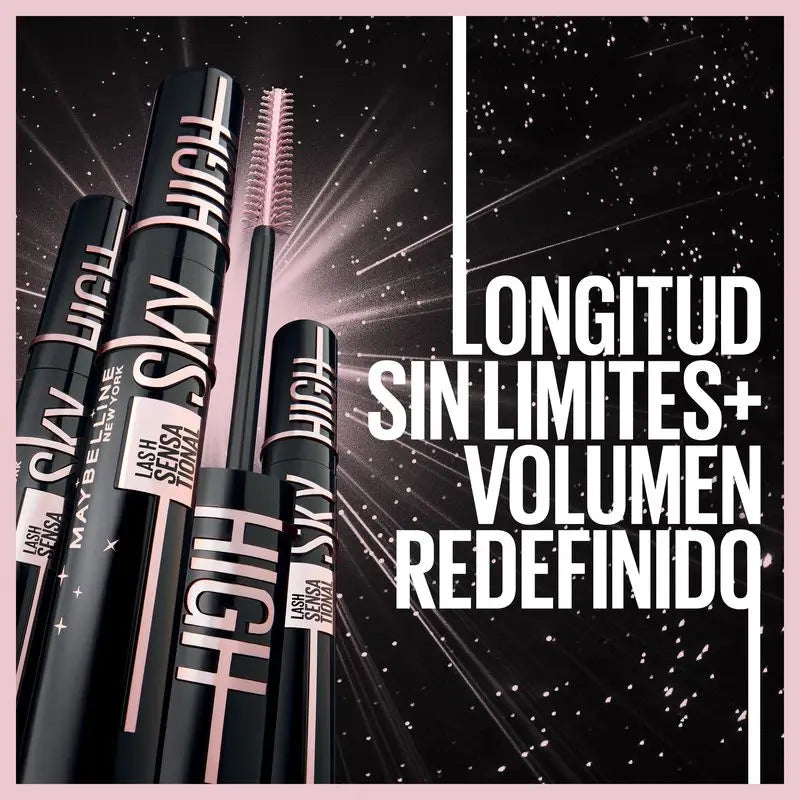 Maybelline New York Lash Sensational Sky High Cosmic : mascara ultra-noir, longueur et volume