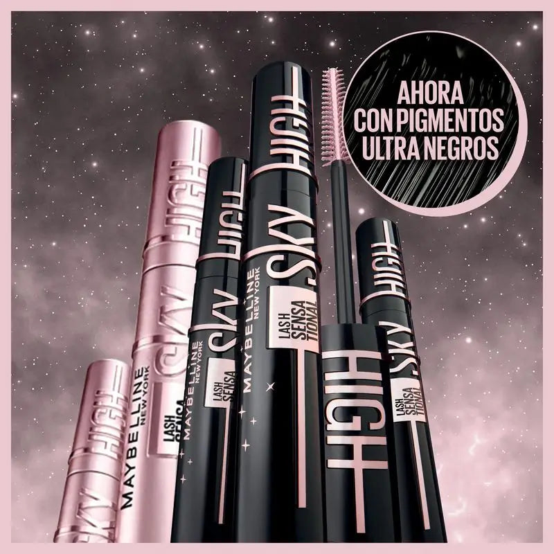 Maybelline New York Lash Sensational Sky High Cosmic : mascara ultra-noir, longueur et volume